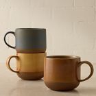 Salt Fire Glaze Stoneware Mug Sets