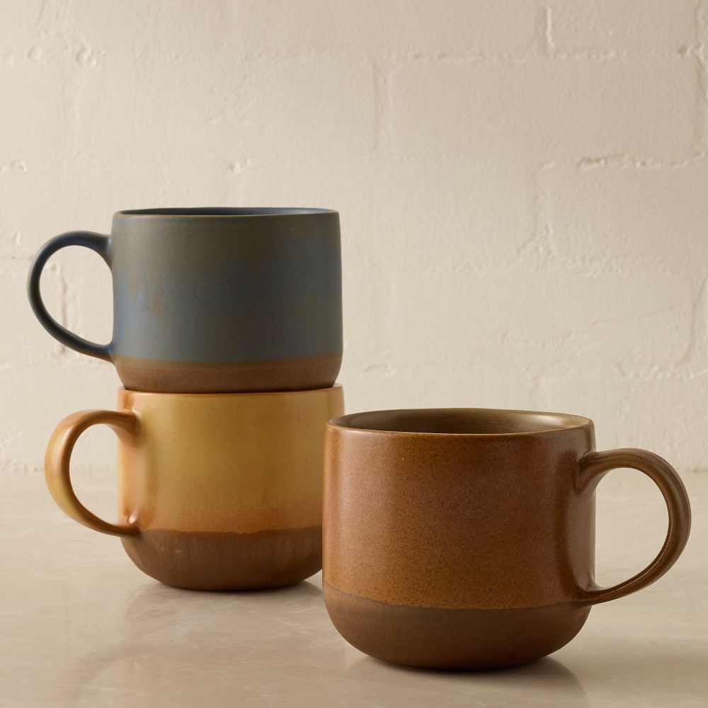 Salt Fire Glaze Stoneware Mug Sets by West Elm