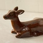 Theron Metal Deer Butter Dish