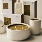 West Elm Homescent Triple Wick Candle - Cypress Moss