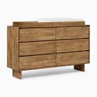 Anton 6-Drawer Wide Dresser with Removable Topper (62")