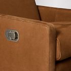 Crawford Leather Recliner &amp; Ottoman Set
