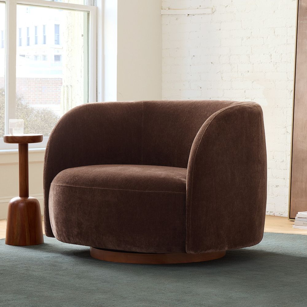 Laurent Grand Swivel Chair by West Elm
