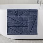 Organic Triangle Sculpted Bath Mat