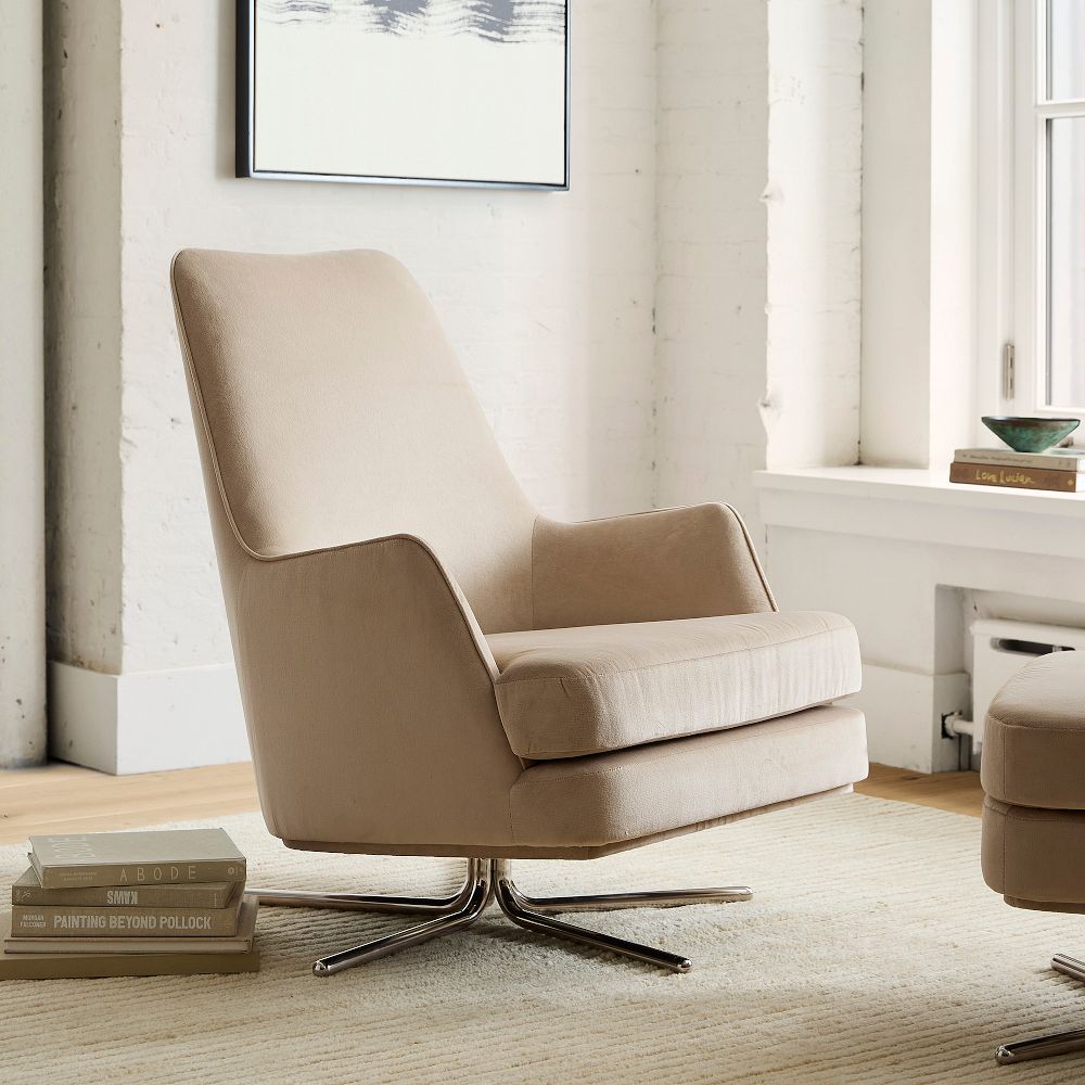 Patchin Swivel Chair by West Elm