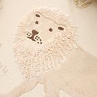 Safari Neutral Lion Wool Rug