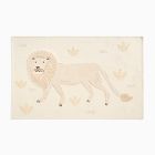 Safari Neutral Lion Wool Rug