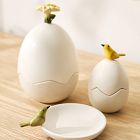 Ceramic Egg Lidded Boxes