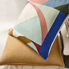 Crewel Colored Shapes Pillow Cover