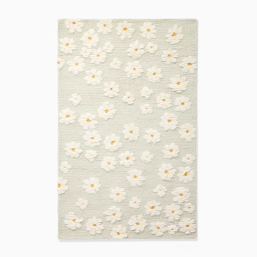 Daisy Meadow Shag Wool Rug by West Elm