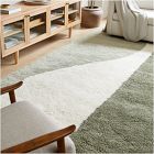 Modern Wave Shag Wool Rug