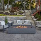 Rutland Rectangle Steel Fire Pit Table (42"&ndash;70")