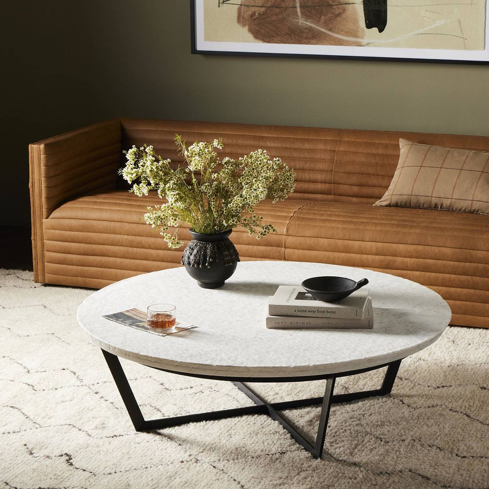 Celestine Round Coffee Table (48") by West Elm