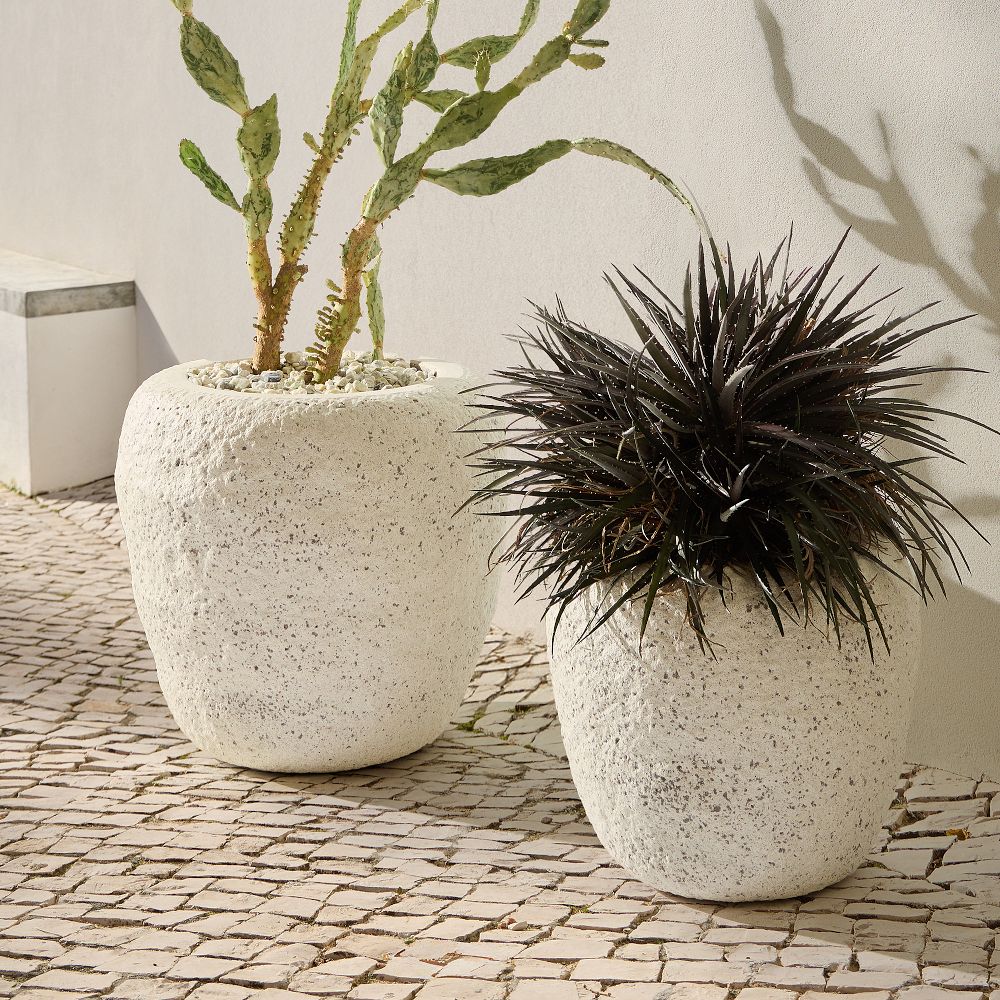 Alaric Ficonstone Outdoor Planters by West Elm