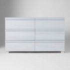 Open Box: Kids Billie 6-Drawer Dresser (55") - Sheer Blue
