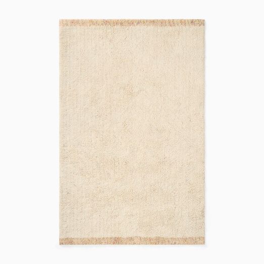 Rainbow Washable Shag Wool Rug by West Elm