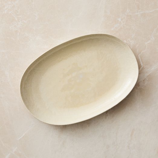 Oyku Stoneware Oval Platter by West Elm