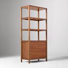 Hughes Tall Bookcases (34") &amp; Open/Closed Storage Cabinet (66") Set