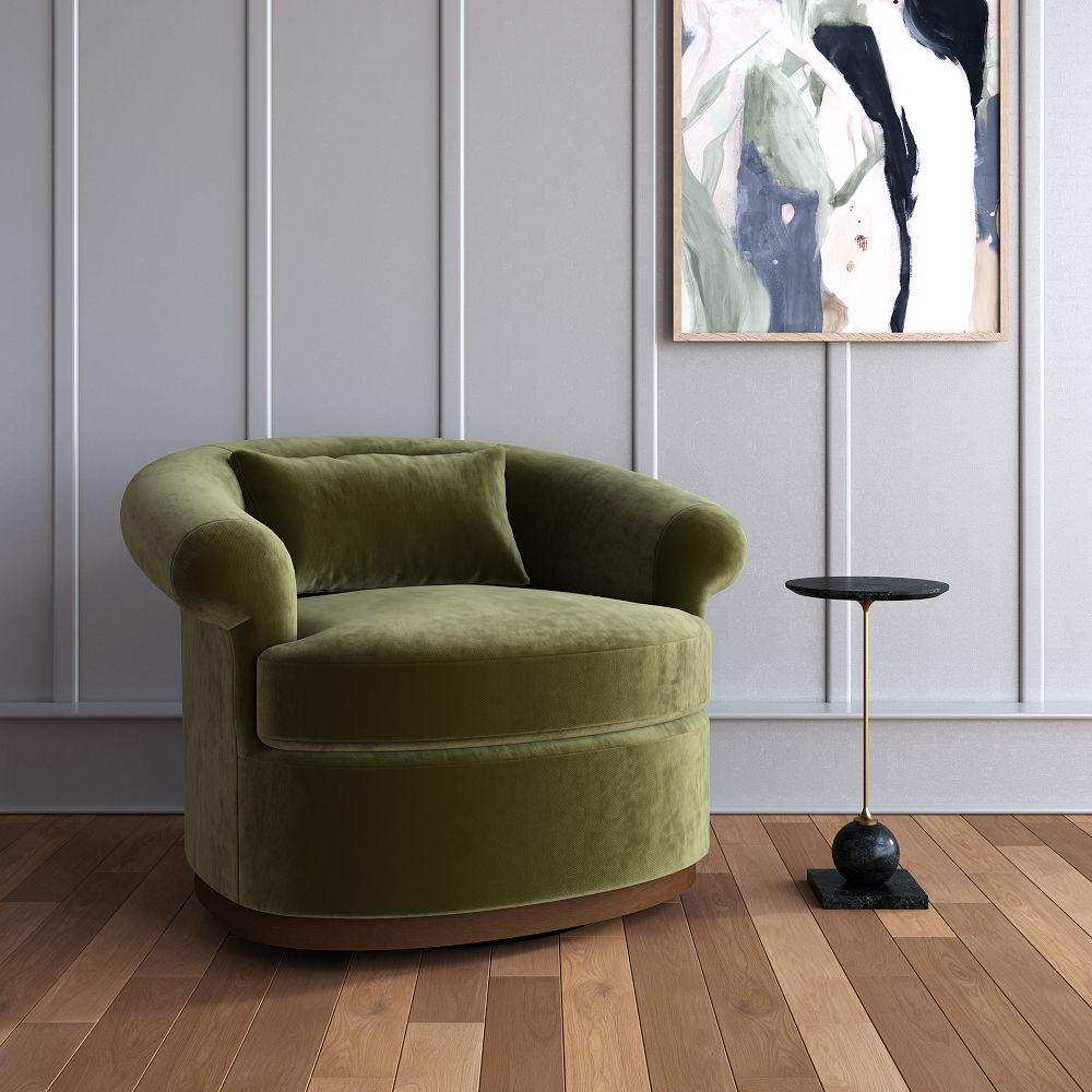 Morningside Swivel Chair by West Elm