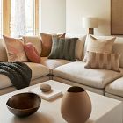 Vertical Pleated TENCEL™ Pillow Cover