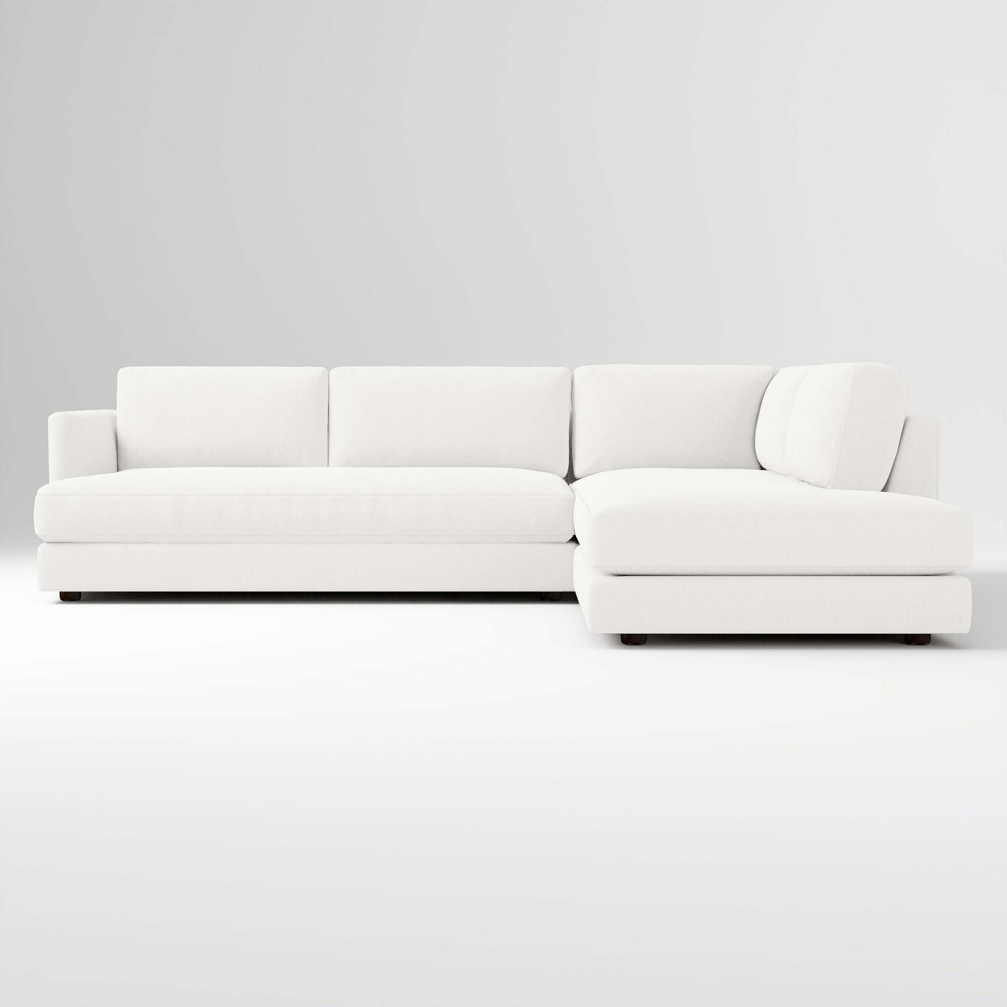 West Elm Haven Bumper Chaise Sectional