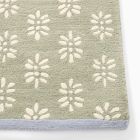 Mini Palm Pattern Wool Rug