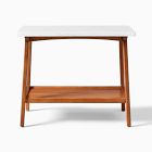 Reeve Mid-Century Marble Side Table (28")