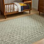 Zig Zag Washable Wool Rug