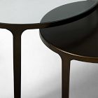 Elwell Glass &amp; Metal Nesting Coffee Tables (24"&ndash;32")