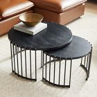 Spoke Nesting Coffee Tables (23"&ndash;31")