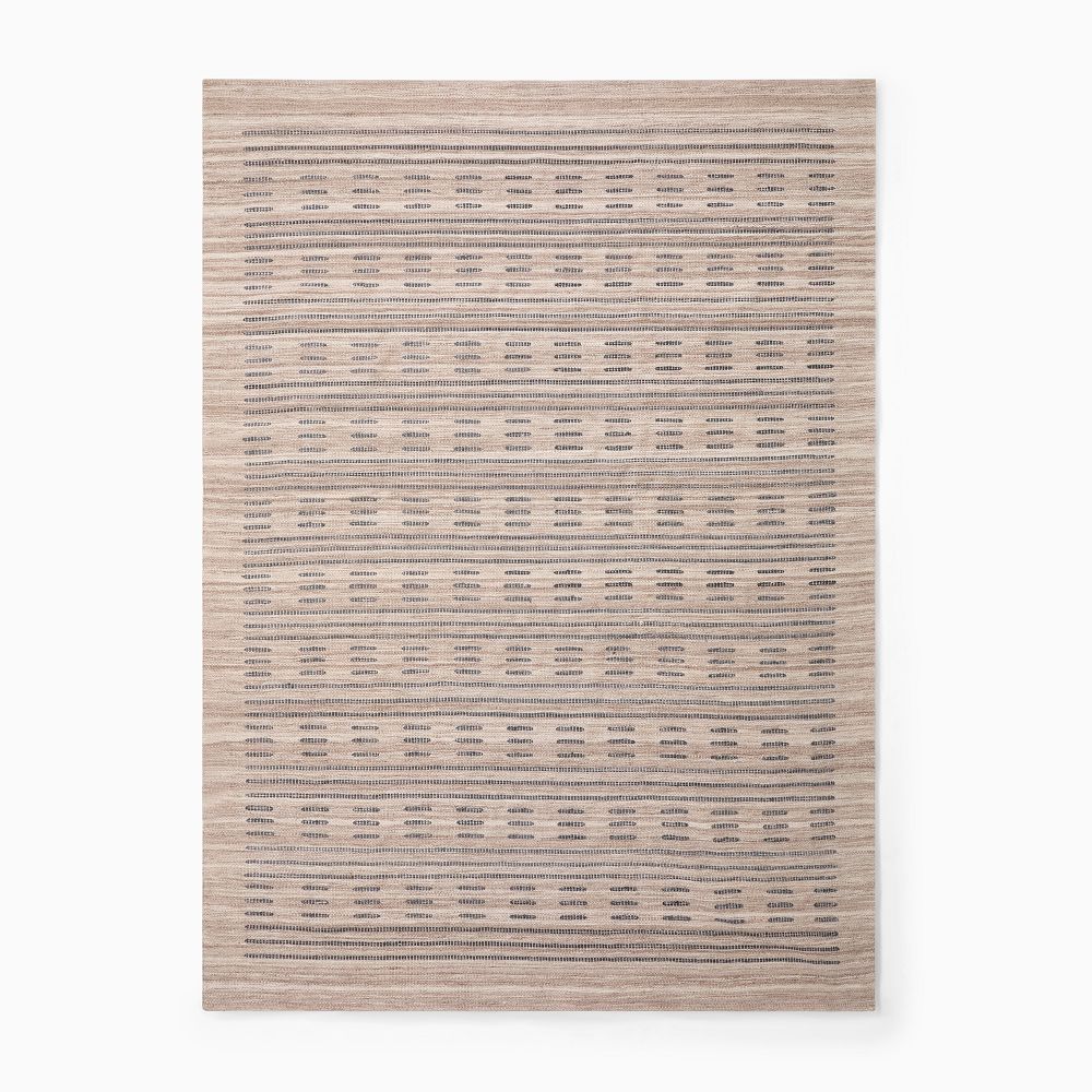 Dashed Stripe Outdoor Performance Rug by West Elm