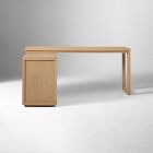 Cutler L-Shaped Desk (68") &amp; Bookcase (36") Set