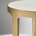 Elwell Marble Side Table (16")
