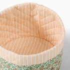 Pink Chicken Quilted Floral Bin
