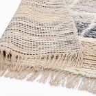 Grid Plaid Shag Rug