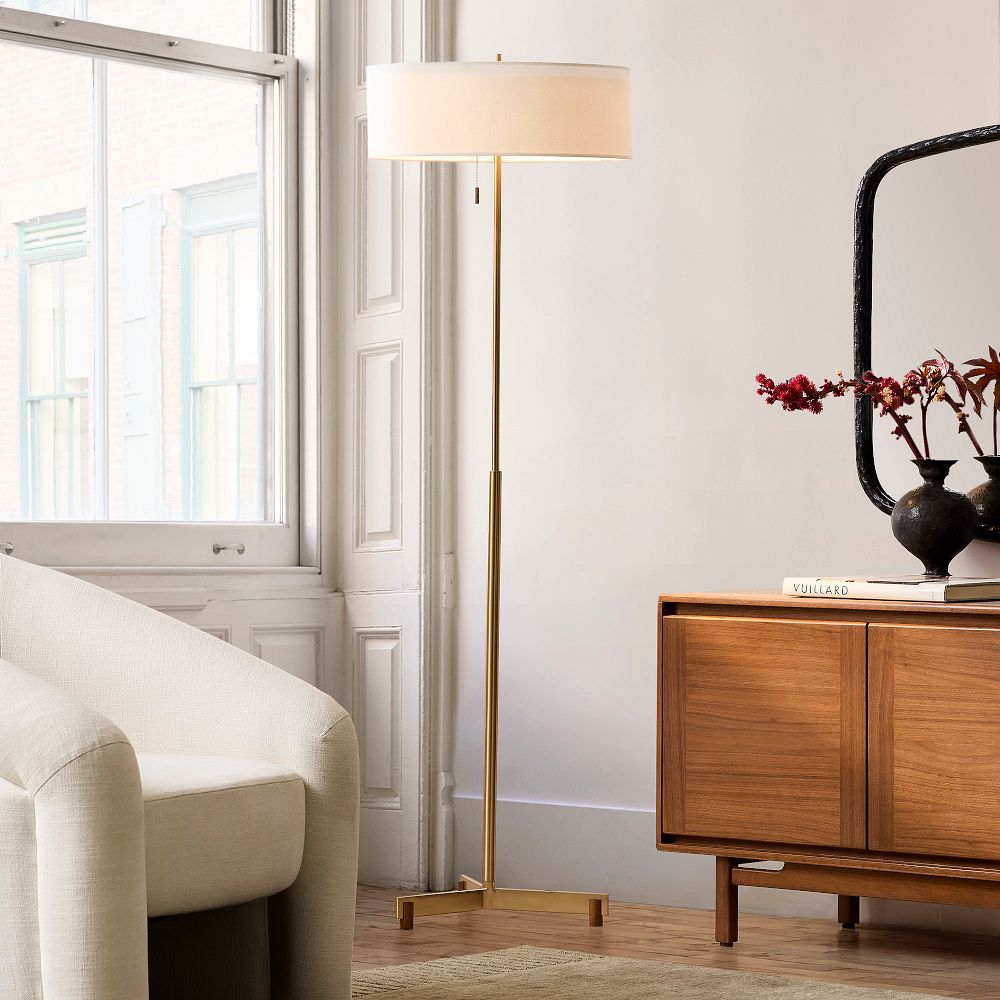 Hennings Fabric Floor Lamp (62") by West Elm