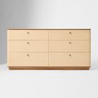 Camille Grasscloth 6-Drawer Dresser (60")
