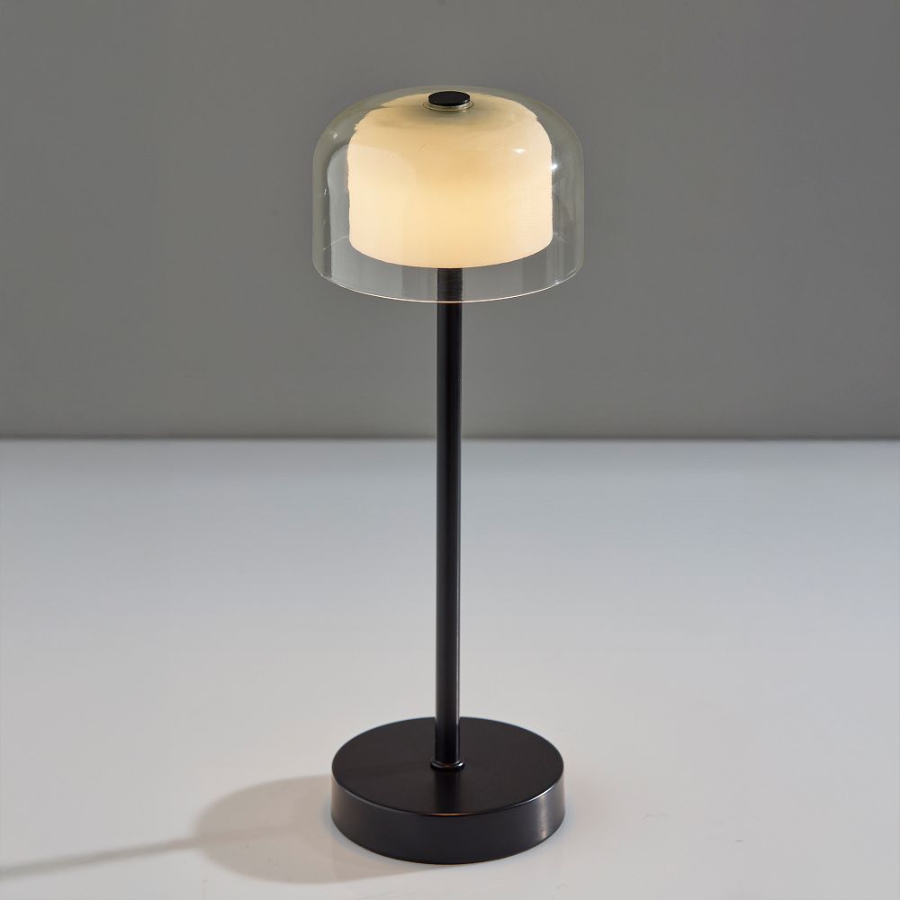 Desirae Cordless LED Table Lamp (14") by West Elm