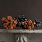 Terracotta Flower Skeleton Object