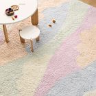 Butterfly Clouds Shag Wool Rug