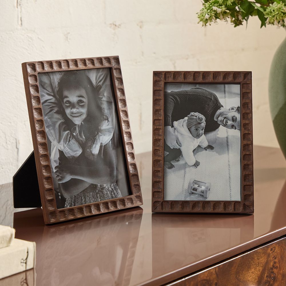Nadia Carved Wood Tabletop Frames