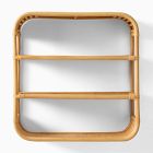 Adria Rattan Wall Shelf (25")