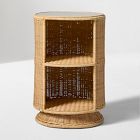 Open Box: Billie Rattan Storage Side Table - Natural