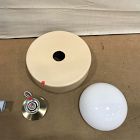 Open Box: Anders Porcelain Flush Mount (14") - Toast, Champagne Bronze