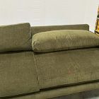 Open Box: Andes Sofa (86"W, 39"D) - Performance Distressed Velvet Juniper, Dark Pewter