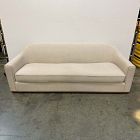 Open Box: Bennett Sofa (86") - Performance Yarn Dyed Linen Weave Oatmeal, Cool Walnut