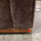 Open Box: Bennett Swivel Club Chair - Performance Modern Chenille Espresso, Cool Walnut