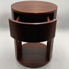 Open Box: Claremont Round Nightstand (15") - Cool Walnut