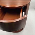 Open Box: Claremont Round Nightstand (15") - Cool Walnut