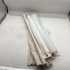 Open Box: Crossweave Cordless Roman Shade (36"W x 64"L) - Natural Canvas